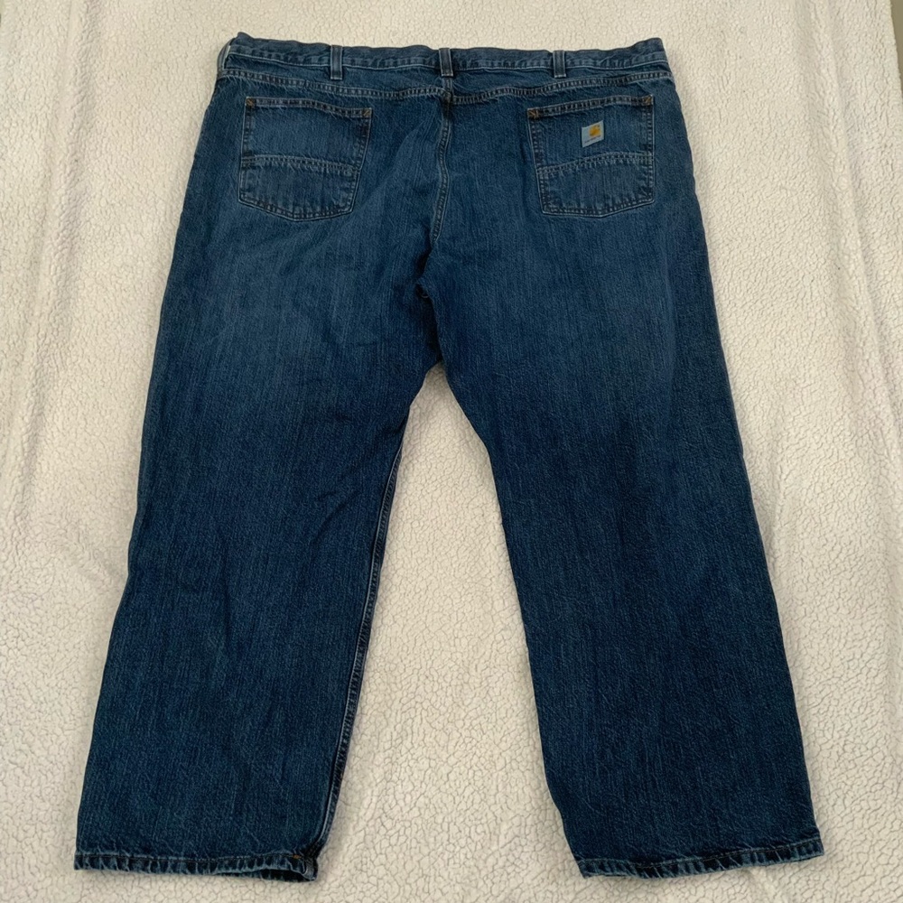 Carhartt Relaxed Fit Jeans Men’s 48x30 BD5119-M Heavyweight Denim 5-Pocket